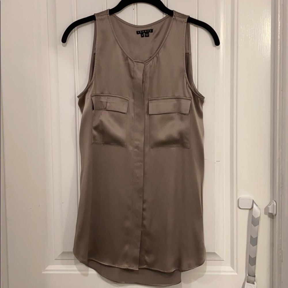 Theory silk blouse